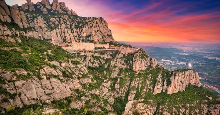 Montserrat desde el cielo